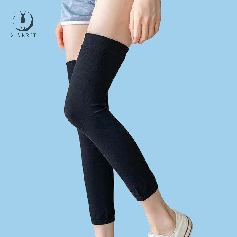 Vớ Lông Cừu Dày Dài Qua Gối Màu Trơn Giữ Ấm Mùa Đông fhs