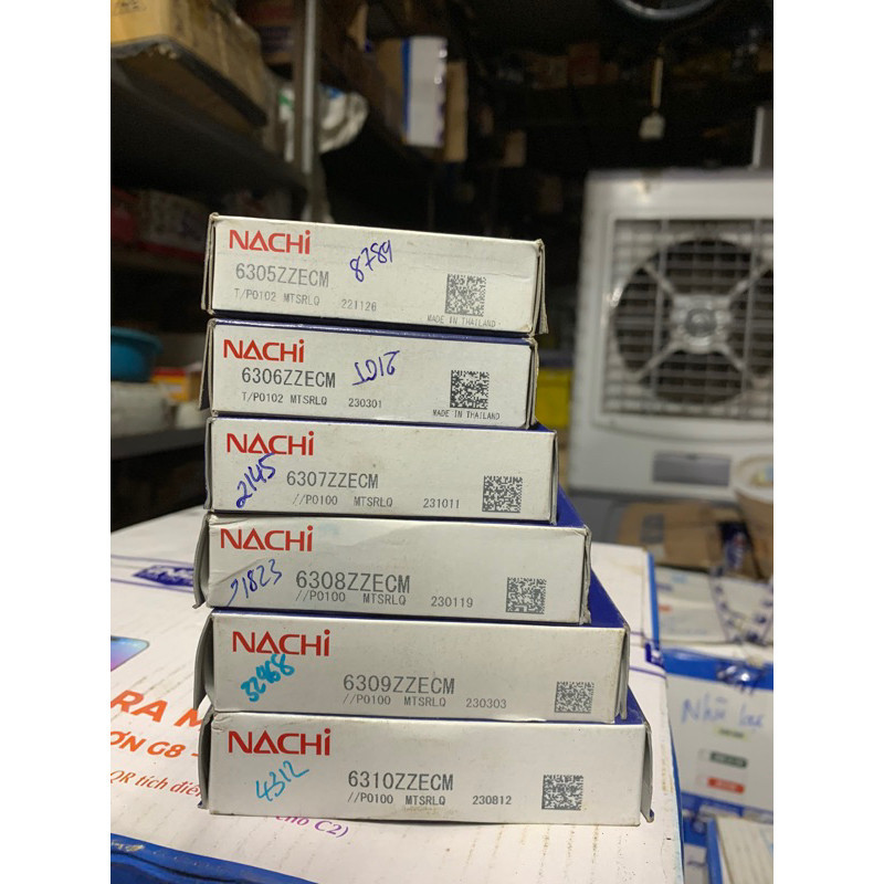 (Ảnh Thật) Vòng Bi Bạc Đạn NACHI ZZECM 6305 6306 6307 6308 6309 6310 Chính Hãng