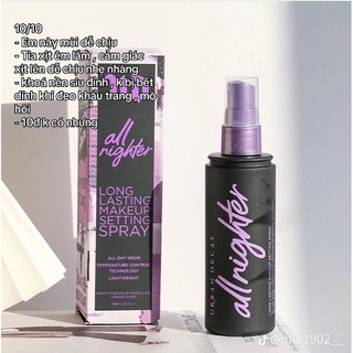 Xịt khoá nền Urban Decay All Nighter Makeup Setting Spray 15ML
