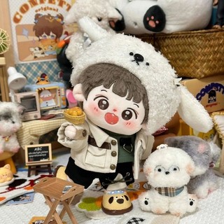 [Hot] Quần áo búp bê Cotton 20cm Bộ đồ dễ thương mát mẻ Quần áo trẻ em Quần áo búp bê không thuộc tính Gói thay thế miễn phí vận chuyển