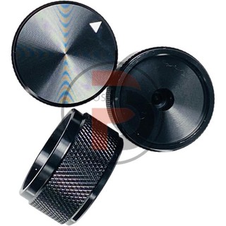 Núm volume nhôm đen 30x17x6mm