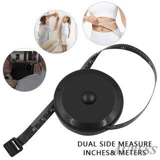 Thước Băng Mềm 1.5M Thước Đo Cân Đôi May Cơ Thể Linh Hoạt Đo Băng Có Thể Thu Vào Cho Cơ Thể Dụng Cụ Thợ May Thủ Công