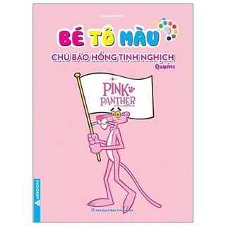 Sách - bé tô màu - chú báo hồng tinh nghịch 1