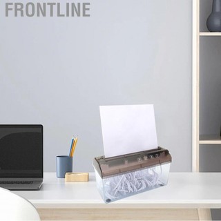 Frontline Máy hủy giấy cầm tay mini cầm tay với 4 miếng xốp chống trượt cho tài liệu