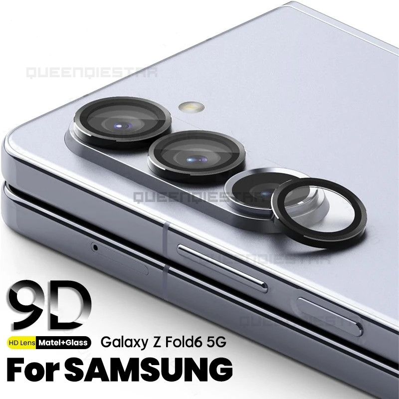 Kính Cường Lực Bảo Vệ Camera Sau Có Vòng Nhẫn Kim Loại Cho Samsung Galaxy Z Fold5 Fold4 Z Fold 5 Fol
