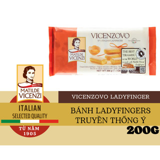 Bánh Champagne Ladyfingers Cao Cấp Vicenzovo Vicenzi Ý gói 200g