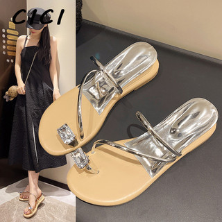 CICI dép sandal nữ dép đế cao Thoải Mái Xinh Xắn  Đẹp mắt Phong cách đơn giản Đa dạng Hợp thời FDL2460PY8 26Z240629