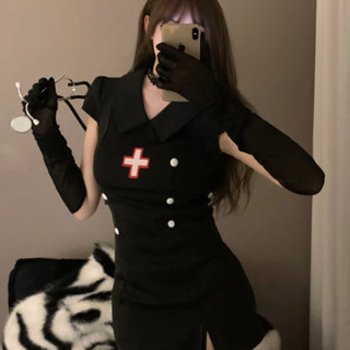 Mới Cosplay Halloween Cos Đầm Gợi Cảm Bác Sĩ Người Giúp Việc Trang Phục Nhỏ Y Tá Đồng Phục Quần Bộ Đồ