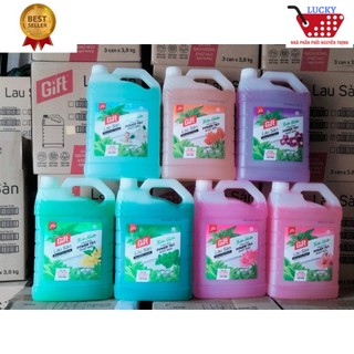 [Mới] Nước lau sàn Gift 3.8kg/can  Cho nhà Sạch sẽ, thơm lâu