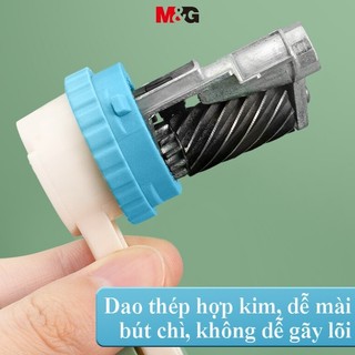M&G Gọt Bút Chì Quay Tay Manual Multi Functional Multi Color Pencil Sharpener