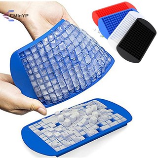   Cminyp  Khay làm đá Mini bằng silicon Khuôn làm đá viên nhỏ Khuôn làm đá viên silicon có thể gập lại Khay làm đá viên nhà bếp Khuôn làm kem mới 
