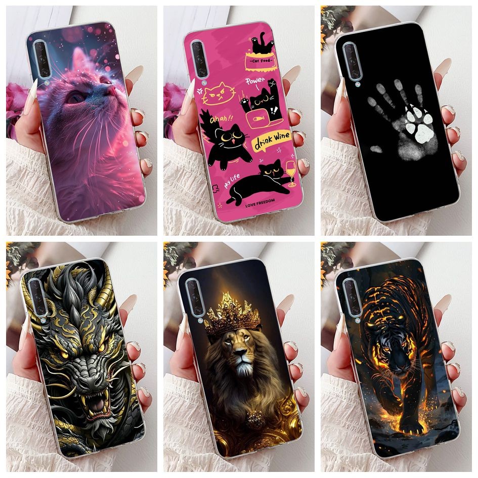 Dành Cho Huawei Y9s Vỏ STK-L21 L22 LX3 ​​​​​​​Ốp lưng Cool Tiger Dragon Vỏ điện thoại silicon mềm ch