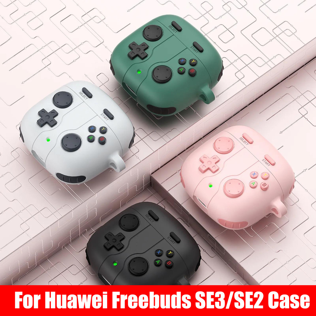 2025 Mới Ốp Lưng Cho Huawei FreeBuds SE 3 Capa 3D Thiết Kế Máy Chơi Game Sang Trọng Silicon Lỏng Cho