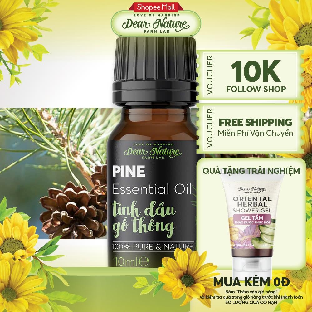 Tinh dầu thiên nhiên nguyên chất Gỗ Thông Dear Nature