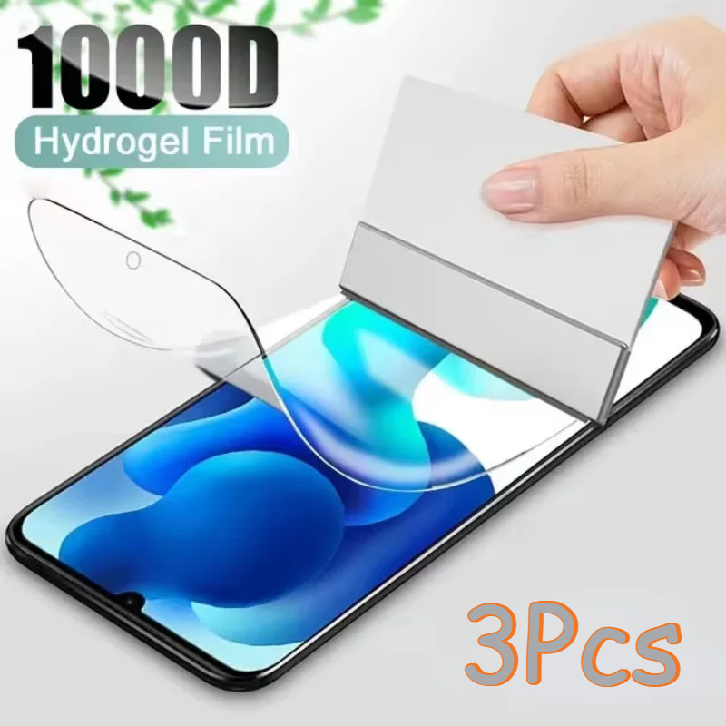 3 Phim Hydrogel Mềm Trong Suốt 1000D HD Cho Samsung Galaxy F14 A16 A06 4G F06 5G A56 M55s A36 M35 A2