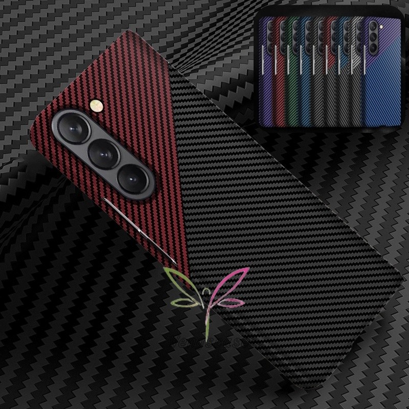Ốp điện thoại bằng sợi Carbon mỏng cho Samsung Galaxy Z Fold 7 Z Fold 6 Z Fold 5 Z Fold 4 Fold 3 Ốp 