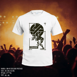 Crass BAND 100% COTTON ÁO THUN UNISEX IN ĐỒ HỌC