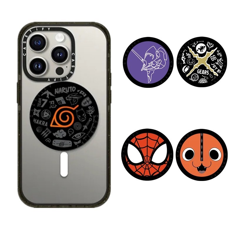 CASETiFY NARUTO EVA ONE PIECE Grip Stand Magnetic Compatible For iPhone Samsung Ultra Slim Versatile