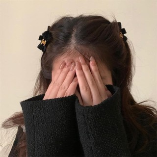 (Bán buôn-chuyên sỉ) Kẹp Tóc Nơ Nhung Min
