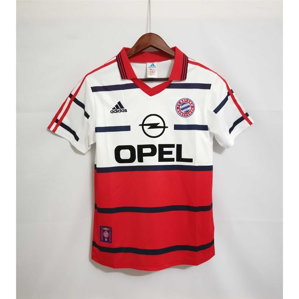 93 95 96 97 98 00 02 13 14 Bayern Munich Sân khách Retro Áo bóng đá Jersey