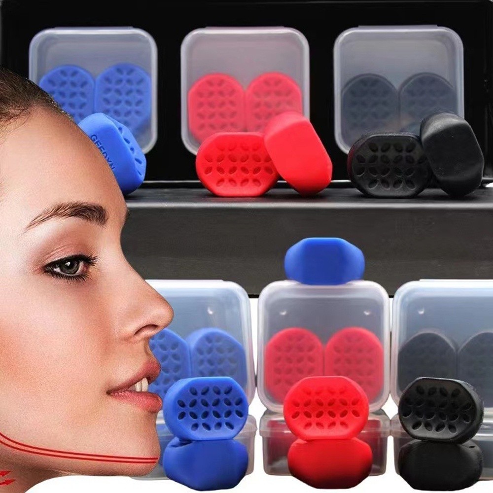 Máy tập Jawline dành cho nam và nữ Máy tập hàm silicon Viên nén Máy điêu khắc hàm & Máy định hình hàm