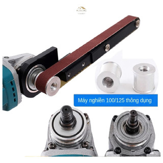 Bộ chuyển đổi máy mài góc thành máy chà nhám băng dây đai mài giáp dây mini cầm tay