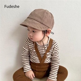 Fudeshe Mũ Xô, Mũ Chống Nắng Màu Trơn Có Thể Điều Chỉnh, Mũ Bóng Chày Dây Rút Hàn Quốc Mùa Hè