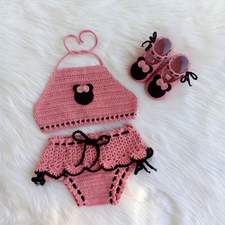 Bikini Len Cho Bé Handmade Cho Bé Diện Hè