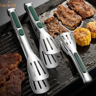 1 Nhíp Inox Đa Năng Kẹp Thực Phẩm Có Tay Cầm Chống Trơn Trượt Kẹp Nấu Nướng BBQ Salad Nướng Kẹp Tiện Ích Nhà Bếp