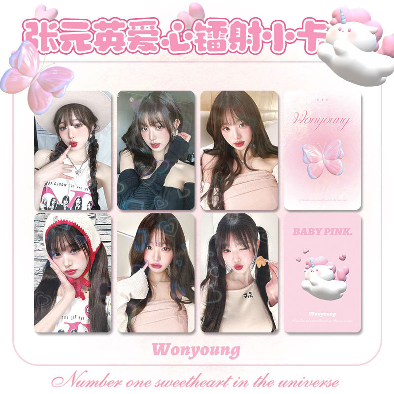 3-8pcs/set IVE ELEVEN Asia Tour FANMEETING MAGAZINE Photocards HAPA KRISTIN AMUSE DIVE INTO I'VE MIN