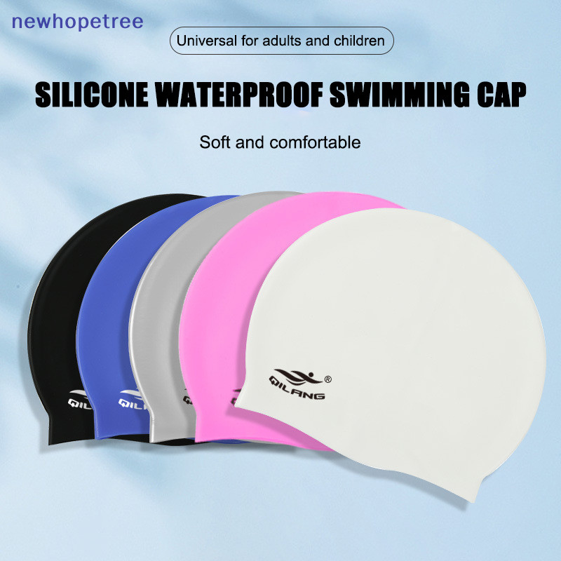 Mũ Bơi Silicon NTVN, Bảo Vệ Tai Chống Thấm Nước Đa Năng Cho Người Lớn Và Trẻ Em, 50G, Có Mũ Bơi Đầu Xếp Ly OIK