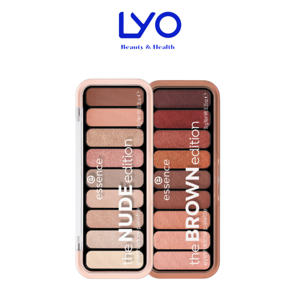 Bảng Phấn Mắt 9 Màu Essence Edition Eyeshadow Palette Lên Màu Chuẩn, Lâu Trôi 10g