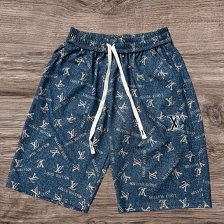 Quần short đùi nam QS04 chất cotton giả bò logo thêu và họa tiết cực kì đẹp xịn