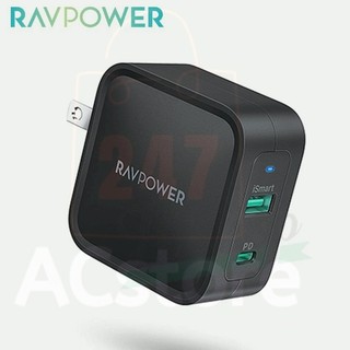 Cốc sạc ravpower 65w gan tech sạc tường qc pd 2 cổng - công nghệ gan sạc nhanh