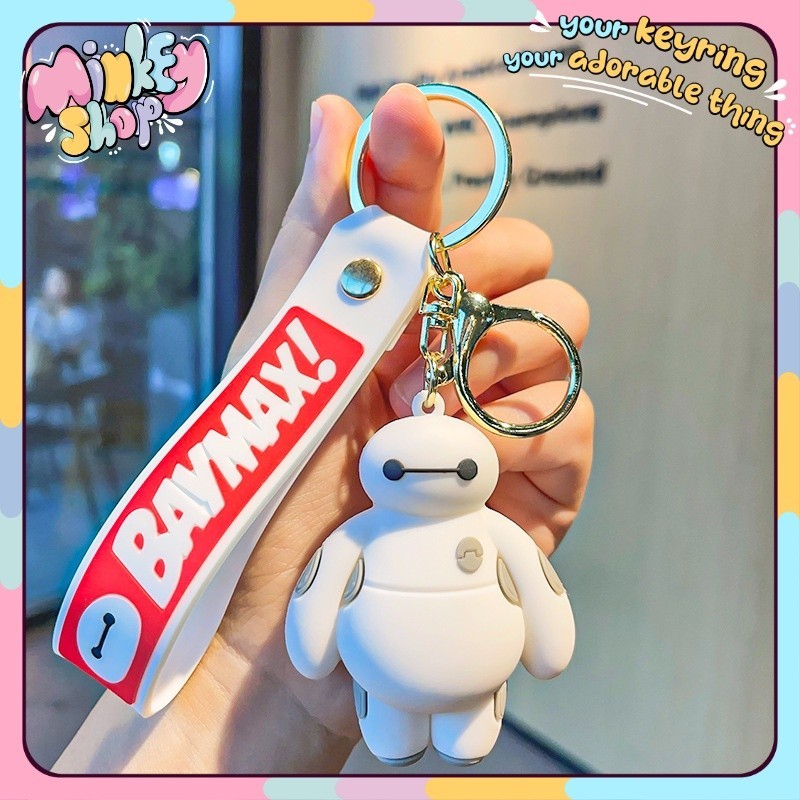Móc khoá Hoat hình BayMax cute móc chìa khoá vô tri hottrend quà tặng phụ kiện túi xách balo -Minkey