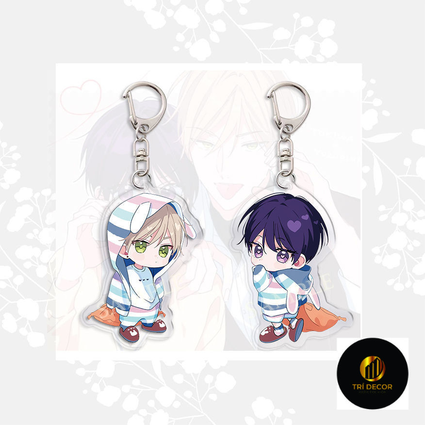 Bl Manga Tokiwa Yuzuriha Anime Móc Khóa Nữ 🍎 Acrylic Móc Chìa Khóa Người Kawaii Móc Khóa Túi Mặt Dây