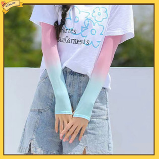 Tại| 1 Cặp Mùa Hè Gradient Băng Tay Chống Tia UV Đi Ngoài Trời Chống Tia Cực tím Nam Nữ Tay Nhanh Khô Tay Bảo Vệ Cánh Tay
