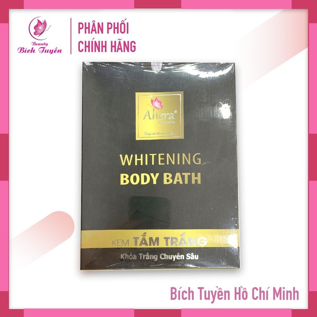 Kem Tắm Trắng AHERA Whitening Body Bath Khóa Trắng Chuyên Sâu
