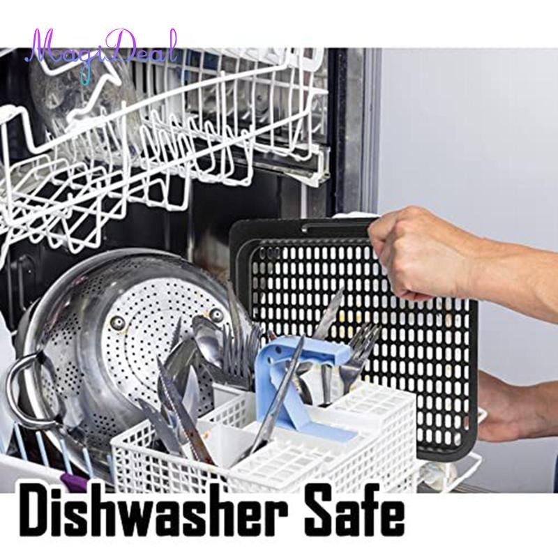 Magideal Chống Dính Nồi Chiên Điện Nướng Giá Lò Nướng Chảo Xiên Bánh Nướng Giá Thép Carbon Giỏ Nướng Khay Chiên Nướng Chảo Thay Thế