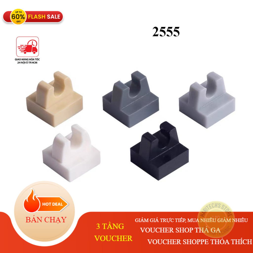 COMBO 20 Gạch 1X1 Moc Trên NO.026 - Phụ Kiện MOC Part 2555 12825