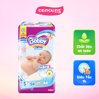 Tã dán Bobby siêu thấm - khô thoáng