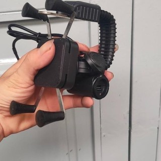giá đỡ điện thoại có cổng sạc usb cắm bình 12v