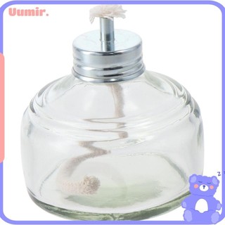 Đèn cồn uumir, đầu đốt cồn thủy tinh 120ml, đèn đốt cồn