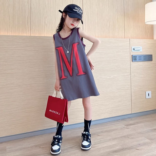 MOMCHOOSE Váy bé gái, váy vest yếm mỏng