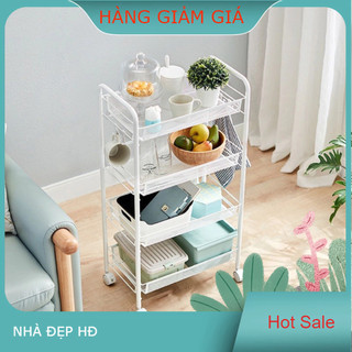 Kệ để đồ có bánh xe đa năng , kệ lưới tiện lợi