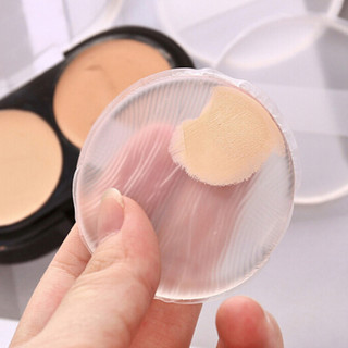 Cminyp trang điểm mặt ướt và khô trang điểm miếng bọt biển đệm bột puff silicon sử dụng kép puff nhà