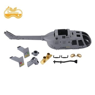 Bộ vỏ c186 cho c186 c186 c-186 rc máy bay trực thăng máy bay không người lái phụ kiện nâng cấp