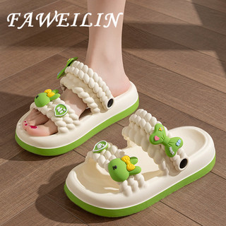 FAWEILIN  dép cross đế cao dép nữ dép đi biển Chống Trượt Cá tính Đa năng Lịch sự Phù hợp FYT24521KB 23Z240607
