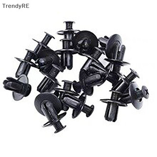 Hợp Thời Trang 50 / 100 Chiếc 8 Mm Nhựa Đinh Tán Dây Vít Ô Tô Ốp Lưng Fender Đen Đinh Tán Ô Tô Dây Kẹp Cho TRX680 TRX650 RE