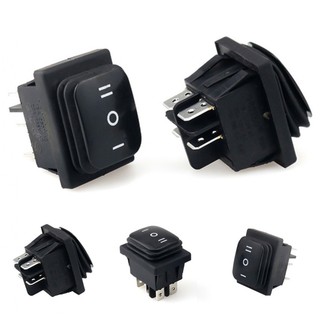 Rocker Switch 16A 20A 2pcs Black Toggle The Rocker Switch Snap On Switch[SECL]